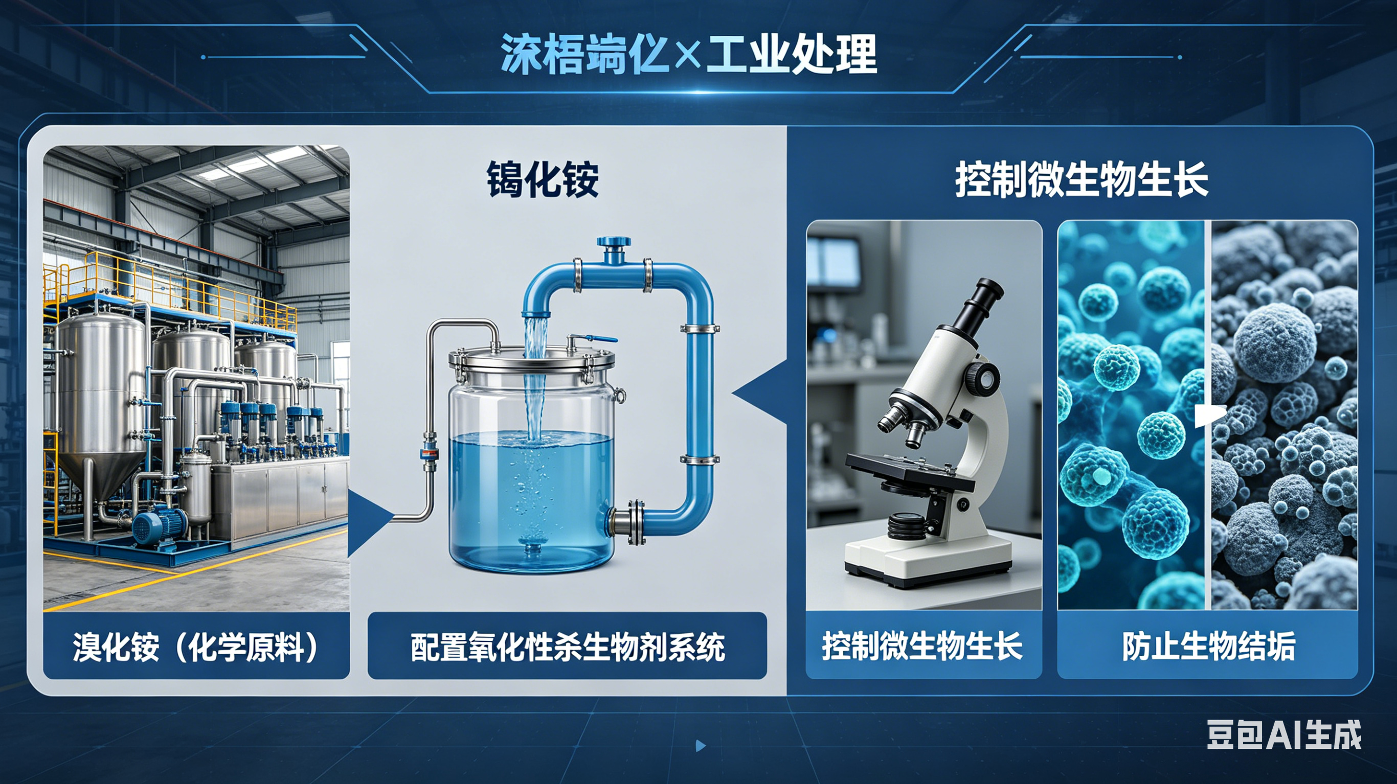 溴化銨在工業(yè)水處理中的應(yīng)用與增效策略